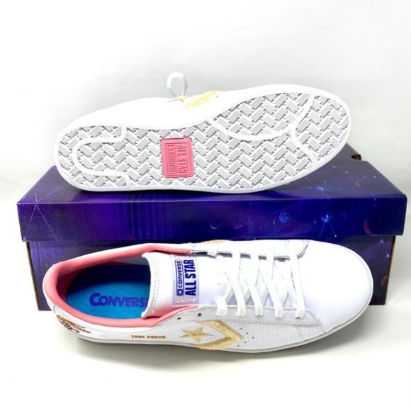 💖MEGA SALE💖Converse Men  172481C PRO LEATHER OX White Onyx Multi Basketball - Picture 9 of 12